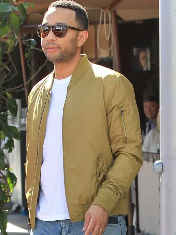 John Legend Street Style Bomber Jacket