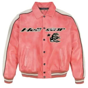 Avirex x Hellstar Pink Leather Jacket