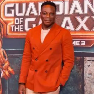 Guardians of the Galaxy Vol. 3 Chukwudi Iwuji Orange Blazer