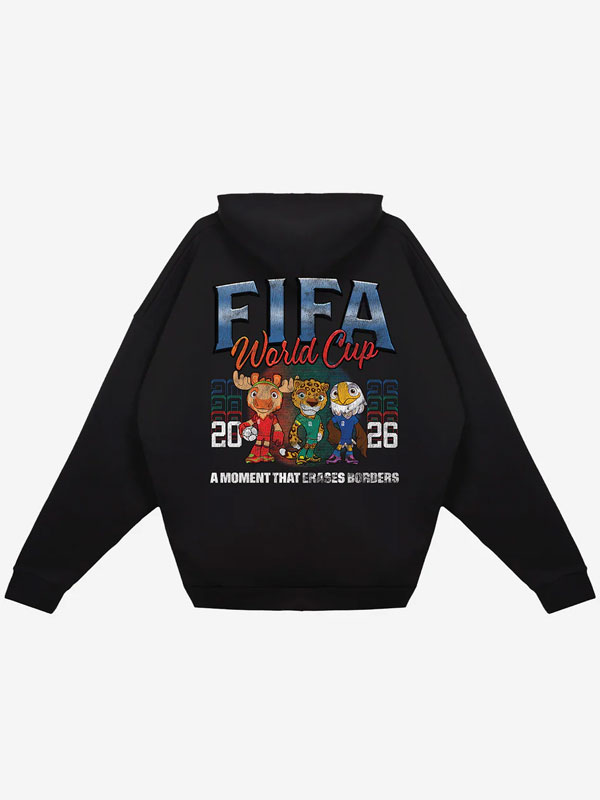 FIFA World Cup 2026 Mascots Oversized Hoodie