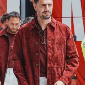 FIFA World Cup Turkey Team Suede Leather Jacket