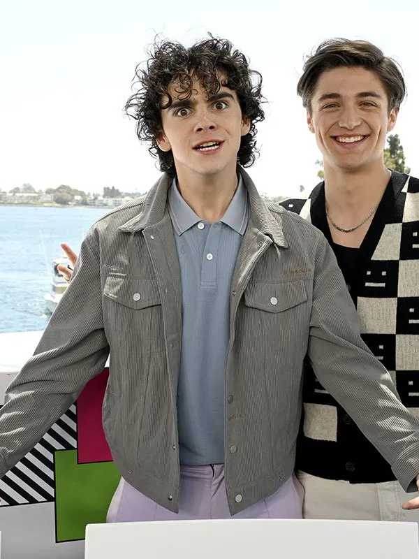 Shazam! Fury of the Gods Jack Dylan Grazer Grey Jacket - Image 3