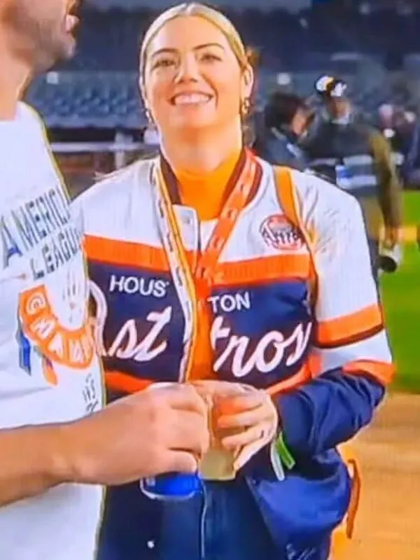 Kate Upton Houston Astros Bomber Jacket - Image 2