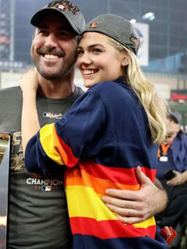 Houston Astros Kate Upton Blue Jacket - Image 3