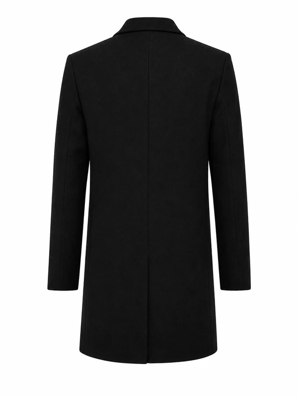 Slow Horses S04 River Cartwright Black Wool Coat - Image 3