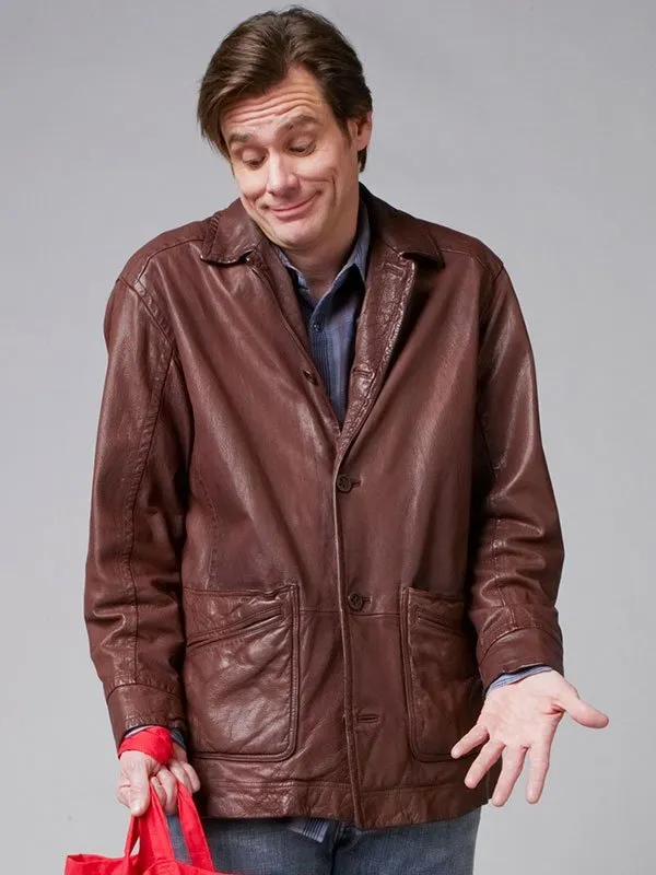 Jim Carrey Yes Man Leather Jacket