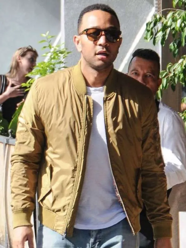 John Legend Street Style Bomber Jacket
