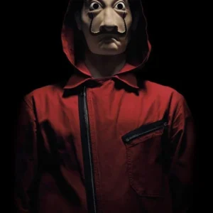 La Casa De Papel Money Heist Dali Red Jumpsuit
