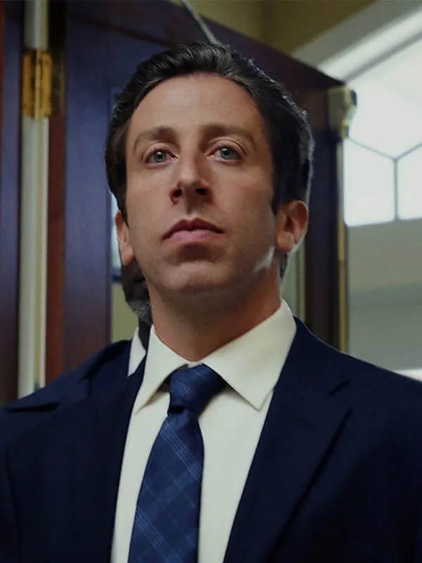Poker Face Simon Helberg Blue Blazer
