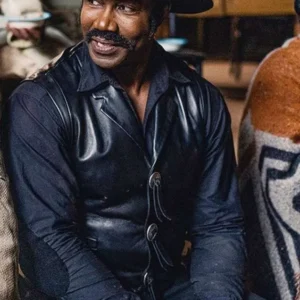 Michael Jai White Outlaw Johnny Black Leather Vest