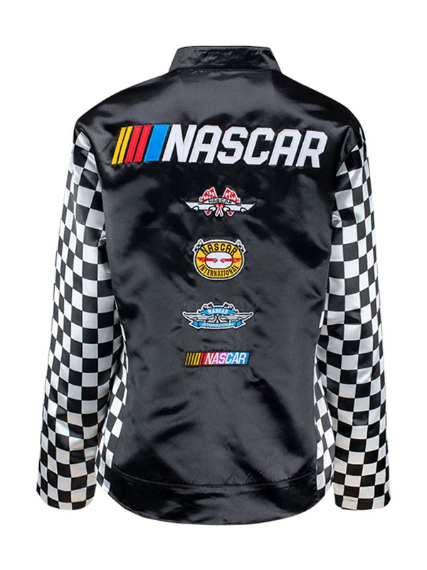 NASCAR Retro Black Racing Jacket