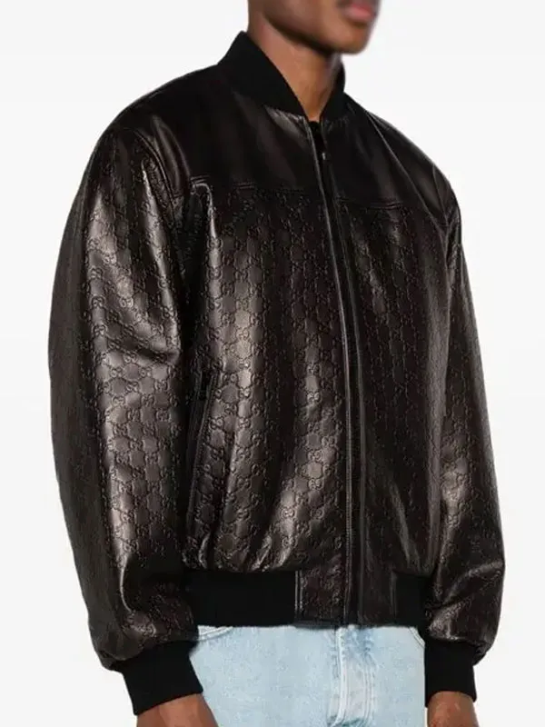 Nemesis Matthew Law Black Leather Jacket