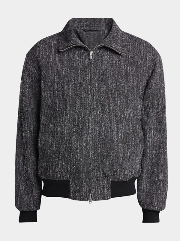 Nemesis TV Series Y’lan Noel Grey Bomber Jacket