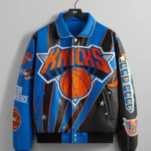 New York Knicks X Kith Unisex Leather Jacket