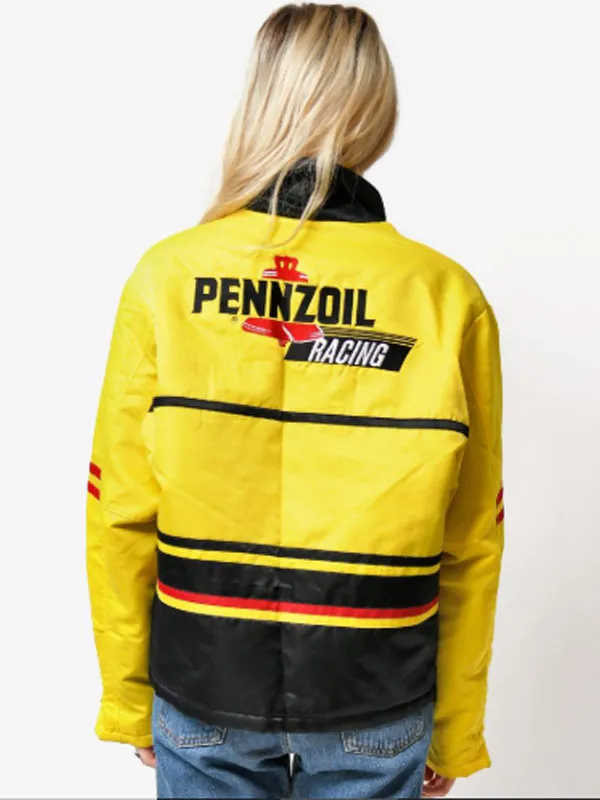 Your Fault London Asha Banks Yellow Pennzoil Racing Jacket
