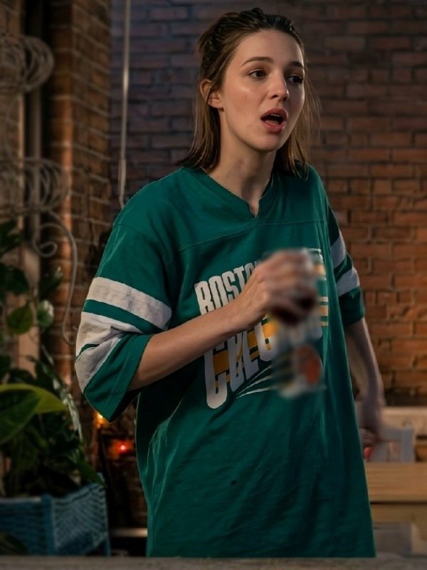 Not Suitable for Work 2026 Ella Hunt Green T-Shirt