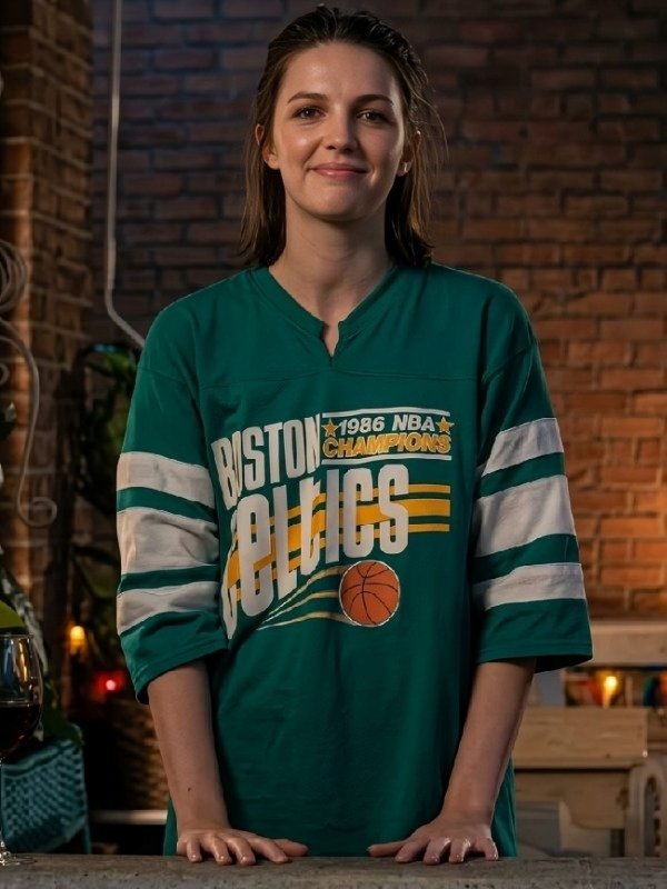 Not Suitable for Work 2026 Ella Hunt Green T-Shirt