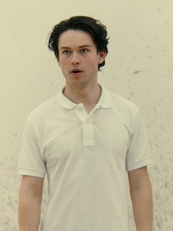 Not Suitable for Work 2026 Jack Martin White Polo Shirt - Image 2