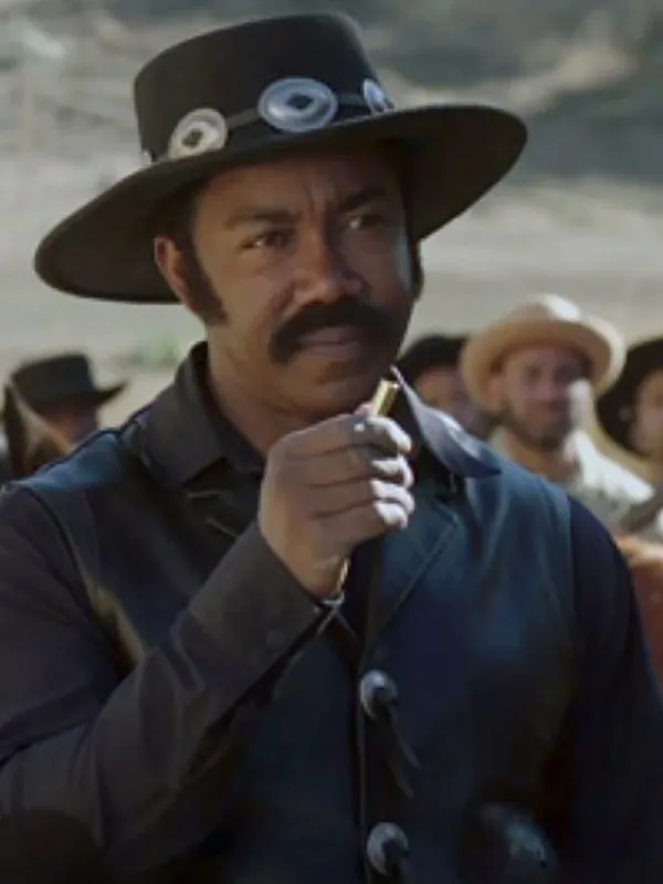Michael Jai White Outlaw Johnny Black Leather Vest