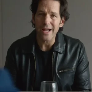Power Ballad Rick Black Leather Jacket