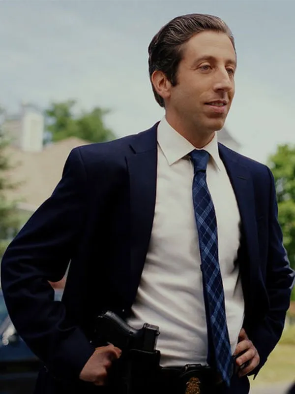Poker Face Simon Helberg Blue Blazer