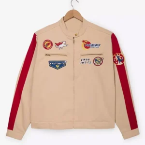 Supergirl Beige Cotton Unisex Jacket