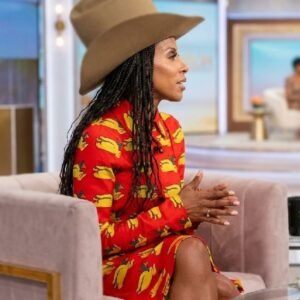 Tamron Hall Show June Ambrose Duck Print Shirt
