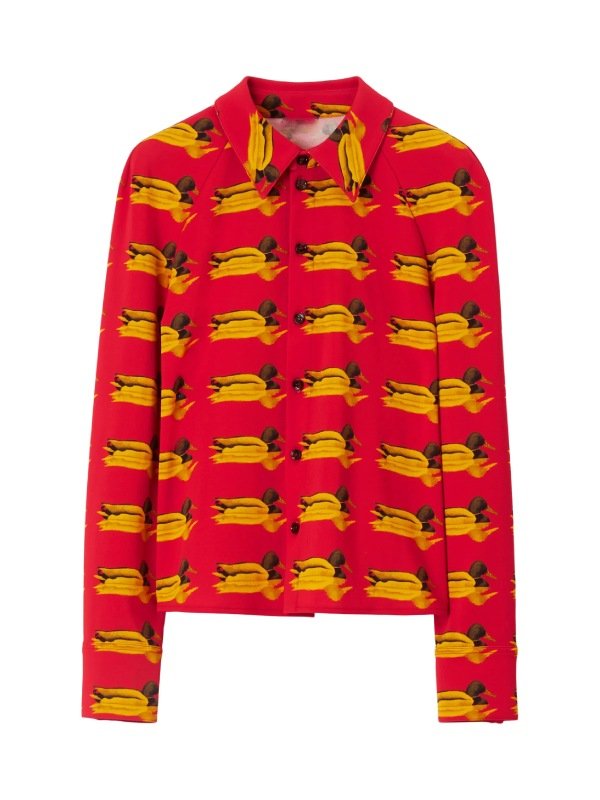 Tamron Hall Show June Ambrose Duck Print Shirt - Image 2
