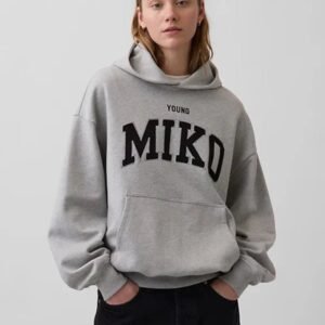 Young Miko Adult Heavyweight Logo Hoodie