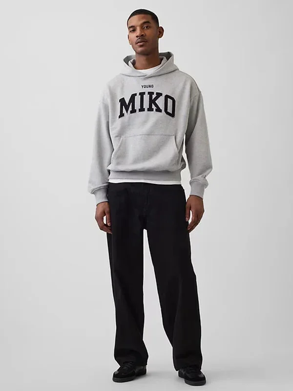 Young Miko Adult Heavyweight Logo Hoodie - Image 3