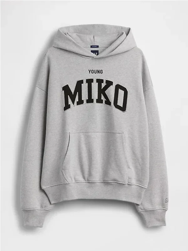 Young Miko Adult Heavyweight Logo Hoodie - Image 2