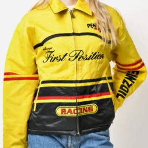 Your Fault London Asha Banks Yellow Pennzoil Racing Jacket