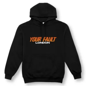 Your Fault London Black Pullover Hoodie