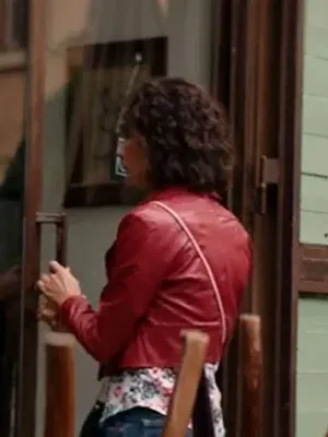 Solo Mio Gia Red Cropped Jacket - Image 2