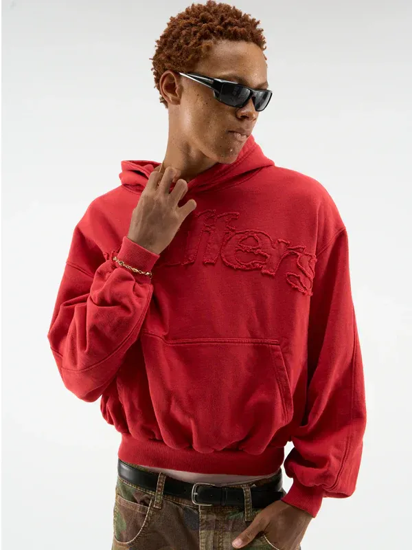 Scuffers Raw Red Hoodie - Image 4