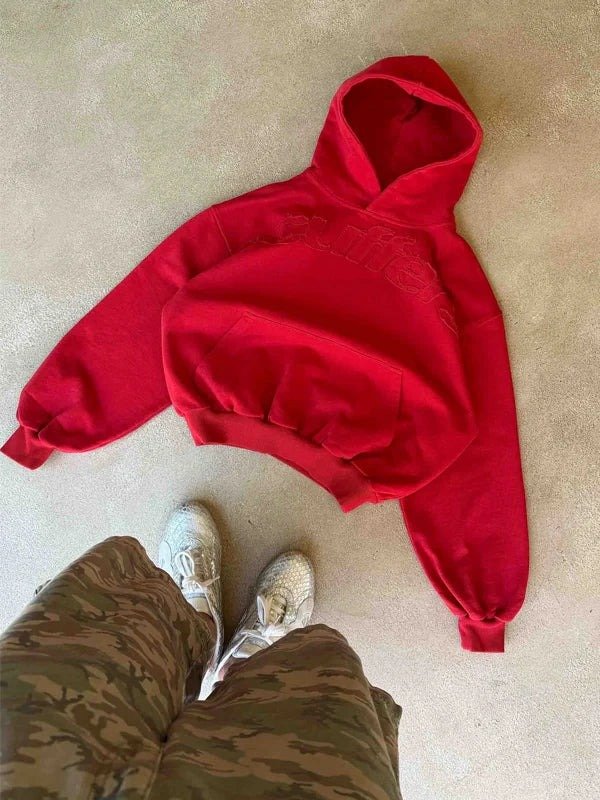 Scuffers Raw Red Hoodie - Image 2
