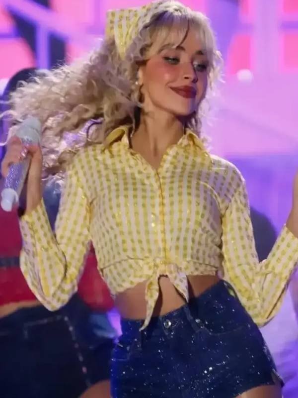 Sabrina Carpenter Austin City Limits Yellow Shirt - Image 3