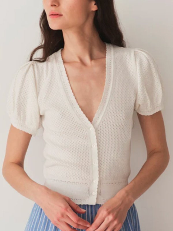 Yellowstone S5 Beth Dutton V-Neck Cardigan - Image 3