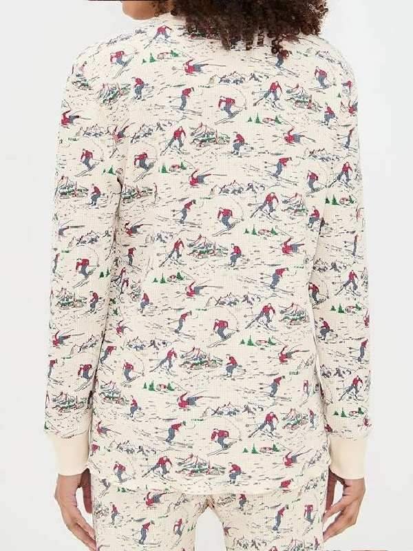 The Four Seasons S2 Erika Henningsen Ski Print Pajamas
