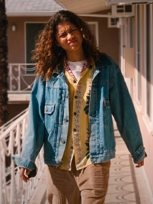 Euphoria S3 Zendaya Denim Jacket