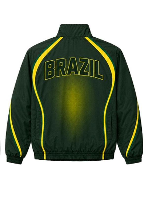 World Cup 2026 Brazil Green Track Jacket