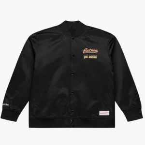 Houston Astros x DJ Screw Black Bomber Jacket