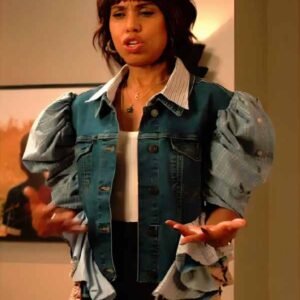 Imperfect Women S1 Kerry Washington Ruffled Jacket