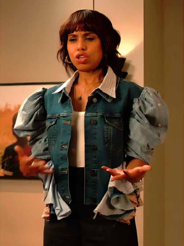 Imperfect Women S1 Kerry Washington Ruffled Jacket