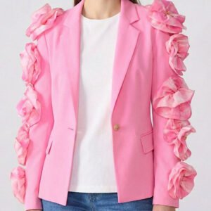 Inspired by LSU Coach Kim Mulkey Pink Floral Jacket