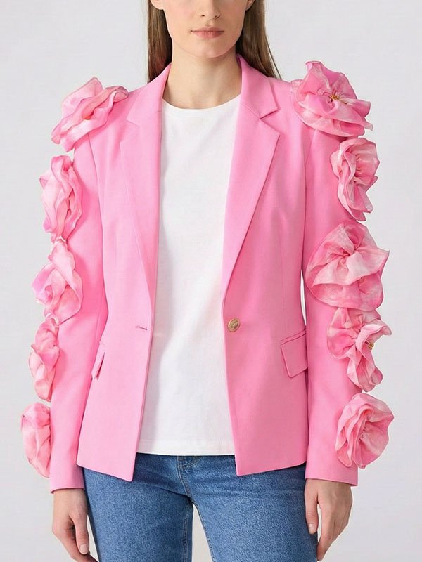 Inspired by LSU Coach Kim Mulkey Pink Floral Jacket