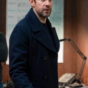 Jack Ryan 2026 John Krasinski Black Peacoat