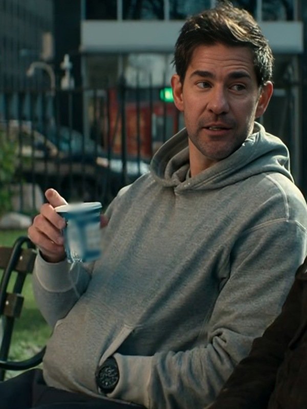 Jack Ryan: Ghost War 2026 John Krasinski Gray Hoodie - Image 4