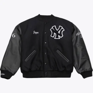 Jay-Z Reasonable Doubt x New York Yankees Black Varsity Jacket