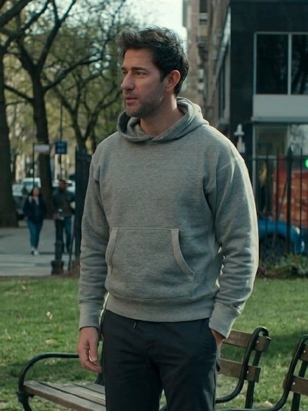 Jack Ryan: Ghost War 2026 John Krasinski Gray Hoodie - Image 3